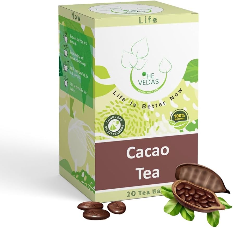 Amazon.com : THE VEDAS CACAO TEA | Caffeine Free Herbal Tea Amazon.com : THE VEDAS CACAO TEA | Caffeine Free Herbal Tea